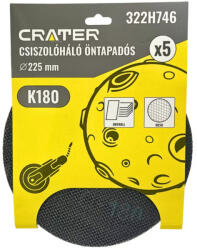 Crater csiszolóháló öntapadós 5db/csomag K180 (322H746)