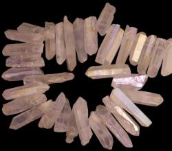  Cuart Aura Angel piatra neregulata fatetata 10-16 x 32-44 mm stralucire delicata piesa de colectie si energie subtila
