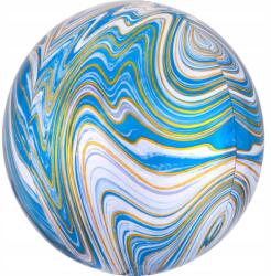 Amscan Blue Colorful gömb fólia lufi 40 cm