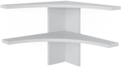 Vicco Roman fehér sarokpolc - 43, 5 × 37 × 43, 5 cm