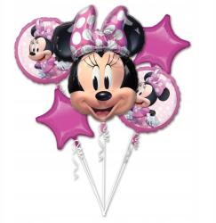 Amscan Disney Minnie Bouquet fólia lufi 5 db-os szett