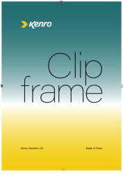 Kenro Clip kapcsos képkeret, 15x20cm