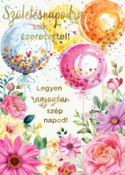 Cardex Képeslap, zenélő, Boldog Születésnapot! , borítékkal (LUFI184041)