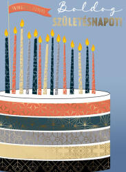 Cardex Képeslap, zenélő, Boldog Születésnapot! , borítékkal (LUFI159705)