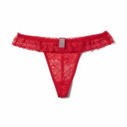 Medoosi Női sexi, csipkés tanga strasszköves