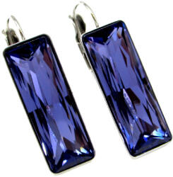 TÉGLA ÓRIÁS TÉGLA kapcsos fülbevaló - 24 mm (tanzanite lila) (2023051302)