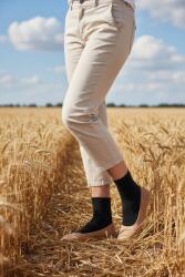 Pesail Női fekete zokni, gumi nélküli, 5 pár/csomag