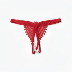 Medoosi Női sexi, csipkés tanga, gyöngyös