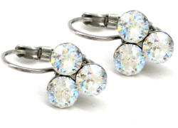 Tripla Xena fülbevaló - 10 mm (white patina) (2023060610)