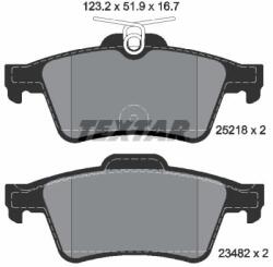 TEXTAR Frane, Set Placute Frana Disc (2521801)