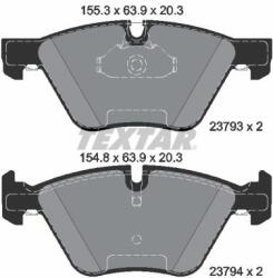 TEXTAR Frane, Set Placute Frana Disc (2379301)
