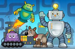 agmART Gyerek Fotótapéta Robotok Fiúknak 360x240 (Fototapety agmART)