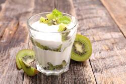 agmART Fotótapéta konyhába Shake Kiwi Deszka Mintával (Fototapety agmART)