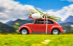 agmART Fotótapéta Autó Tulipánok Szép Konyhába 3D (Fototapety agmART)