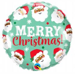 Qualatex Karácsonyi Santas fólia lufi 46 cm