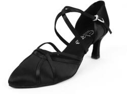 Elza Pantofi de dans pentru femei Elza - 131 negru 6, 5 cm Flare Mărime: 37
