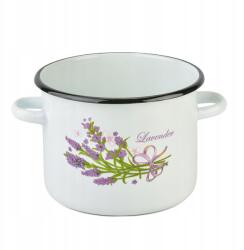 Igmar Zománcozott fazék 5, 5 l levendula fedő nélkül