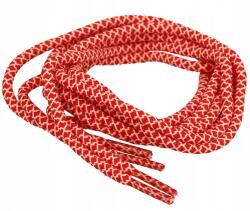  Cipőfűző kerek 120cm Bergal piros/fehér (Bergal)