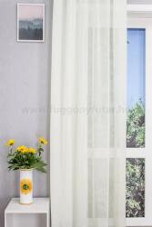 FüggönyFutár Webáruház Krém színű, fényes cirkás szövésű sablet függöny, ólomzsinóros, , egyedi méretre, készre varrjuk