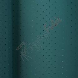 FüggönyFutár Webáruház Carmen - Türkizzöld pöttyös sötétítő függöny, teflonos, egyedi méretre, készre varrjuk