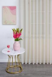 FüggönyFutár Webáruház Bézs színű voile függöny, egyedi méretre, készre varrjuk - fuggonyfutar - 2 300 Ft