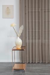 FüggönyFutár Webáruház Nugát színű voile függöny, egyedi méretre, készre varrjuk - fuggonyfutar - 2 300 Ft