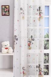 FüggönyFutár Webáruház Miki egeres fényáteresztő gyerekszobai függöny, ólomzsinóros, egyedi méretre, készre varrjuk