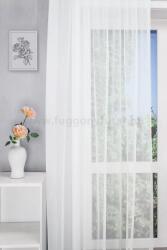 FüggönyFutár Webáruház Fehér színű voile függöny, egyedi méretre, készre varrjuk - fuggonyfutar - 1 990 Ft