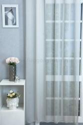 FüggönyFutár Webáruház Rosemary - Ezüst színű selymes fényű jacquard függöny, egyedi méretre, készre varrjuk