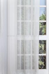 FüggönyFutár Webáruház Ecrü voile függöny szálbeszövésekkel, ólomzsinóros, egyedi méretre, készre varrjuk - fuggonyfutar - 2 990 Ft