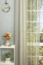 FüggönyFutár Webáruház Ana - Drapp színű puha tapintású sablé függöny, egyedi méretre, készre varrjuk