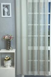 FüggönyFutár Webáruház Rosemary - Világosszürke színű selymes fényű jacquard függöny, egyedi méretre, készre varrjuk