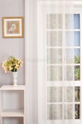 FüggönyFutár Webáruház Arany szálbeszövéses törtfehér jacquard függöny, egyedi méretre, készre varrjuk - fuggonyfutar - 3 000 Ft