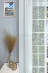 FüggönyFutár Webáruház Etna - Törtfehér színű rusztikus tetrasablet függöny, egyedi méretre, készre varrjuk