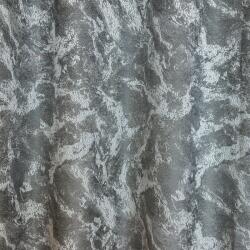 FüggönyFutár Webáruház Marlon - Szürke színű márvány mintás jacquard dekorfüggöny, egyedi méretre, készre varrjuk