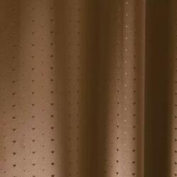 FüggönyFutár Webáruház Carmen - fahéj színű pöttyös sötétítő függöny, egyedi méretre, készre varrjuk