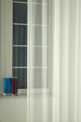 FüggönyFutár Webáruház Gerda - ekrü színű, lángálló fényáteresztő dreher sablé függöny, egyedi méretre, készre varrjuk - fuggonyfutar - 2 900 Ft