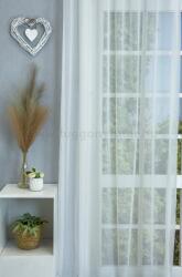 FüggönyFutár Webáruház Fehér színű gyűrt voile függöny, egyedi méretre, készre varrjuk - fuggonyfutar - 2 590 Ft