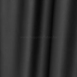 FüggönyFutár Webáruház Samuel -Fekete egyszínű, lángálló dimout sötétítő függöny, egyedi méretre, készre varrjuk