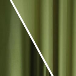 FüggönyFutár Webáruház Pierrot - Kétoldalas oliva-zöld dimout sötétítő függöny, egyedi méretre, készre varrjuk