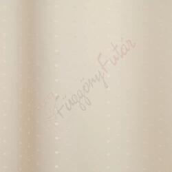 FüggönyFutár Webáruház Carmen - Krém színű pöttyös sötétítő függöny, teflonos, egyedi méretre, készre varrjuk
