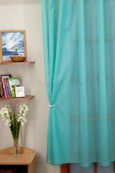 FüggönyFutár Webáruház Türkizzöld színű voile függöny , egyedi méretre, készre varrjuk - fuggonyfutar - 1 800 Ft