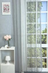 FüggönyFutár Webáruház Világos szürke színű lángálló sablé függöny, egyedi méretre, készre varrjuk