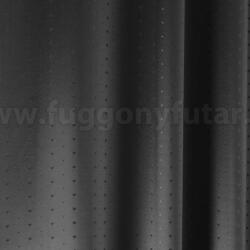 FüggönyFutár Webáruház Carmen -Antracit pöttyös sötétítő függöny, teflonos, egyedi méretre, készre varrjuk