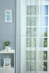 FüggönyFutár Webáruház Barbara - Fehér színű noppos sable függöny, egyedi méretre, készre varrjuk - fuggonyfutar - 5 200 Ft