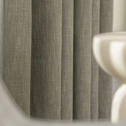 FüggönyFutár Webáruház Silas - Szürkészöld színű szórt mintás, puha zsenília dekorfüggöny, egyedi méretre, készre varrjuk