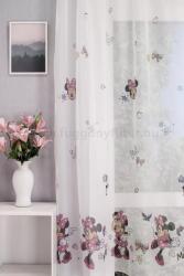 FüggönyFutár Webáruház Minnie egeres gyerekszobai függöny, egyedi méretre, készre varrjuk