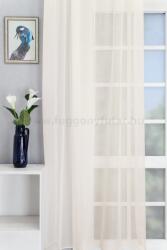 FüggönyFutár Webáruház Charlotte-Ecrü színű krepp voile függöny, egyedi méretre, készre varrjuk