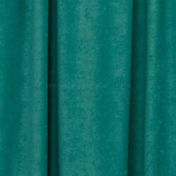FüggönyFutár Webáruház Ramon/280/21 - Bársonyos, sötét türkiz jacquard sötétítő, dekorfüggöny, egyedi méretre, készre varrjuk
