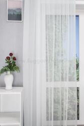 FüggönyFutár Webáruház Fehér színű, légies fényáteresztő voile függöny, egyedi méretre, készre varrjuk